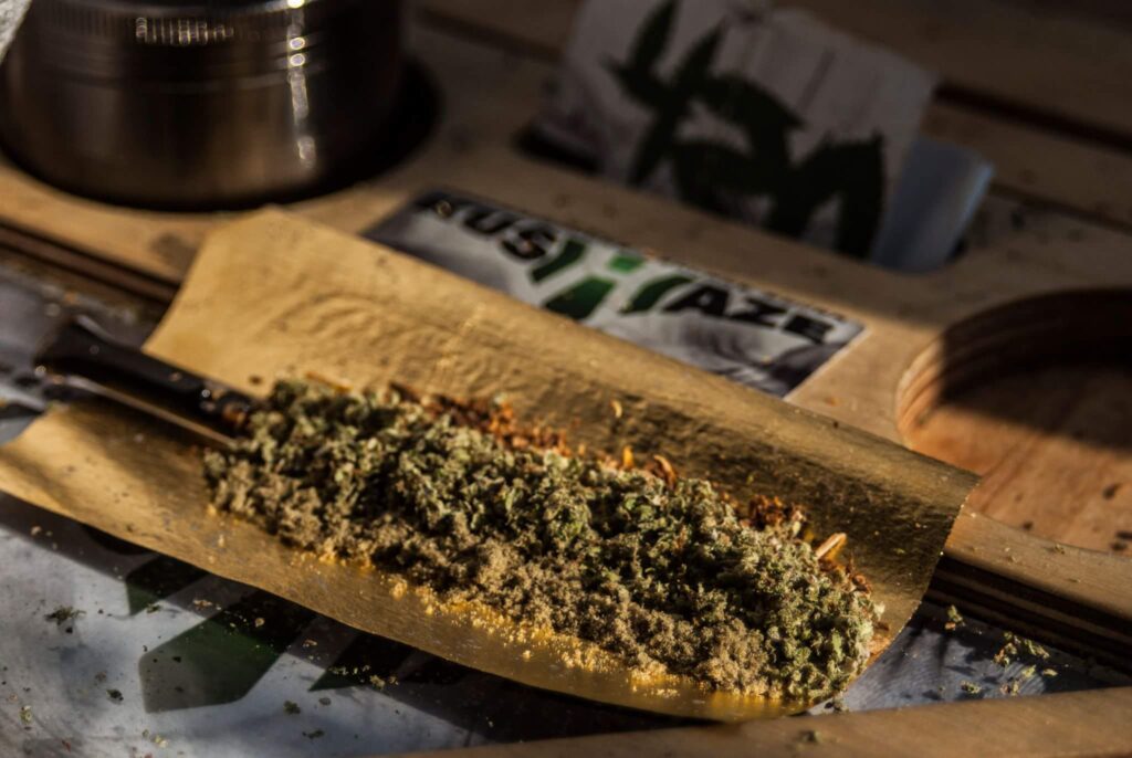 marihuana tytoń trawka