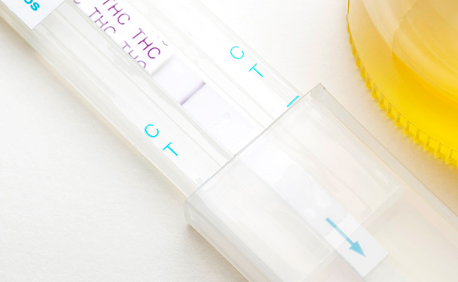 Kobieta zazywajaca olej CBD ofiara pozytywnych testow na obecność THC