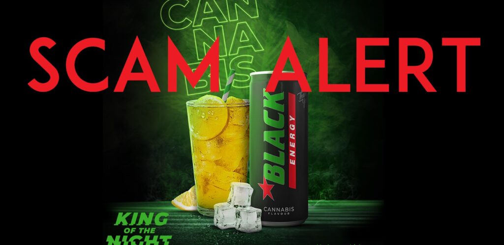 Napój black cannabis