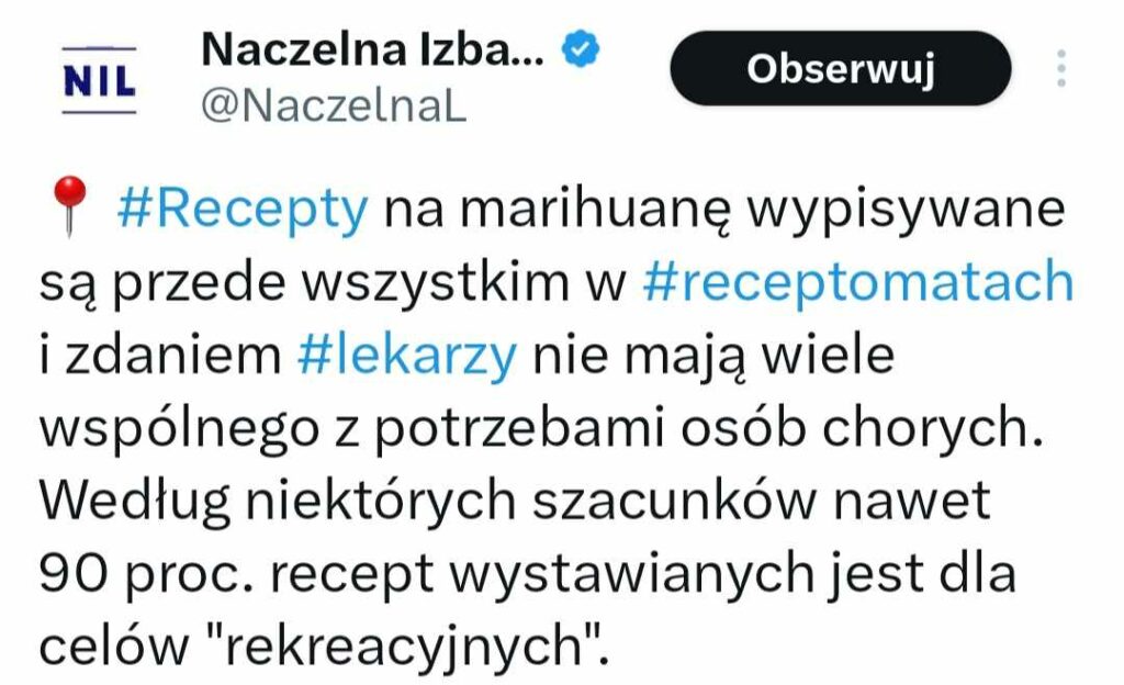 e-receptom na medyczne konopie