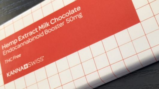 (Czekoladka z konopiami ze szczytu w Davos)