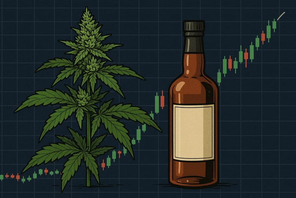 dystrybucję produktów zawierających THC