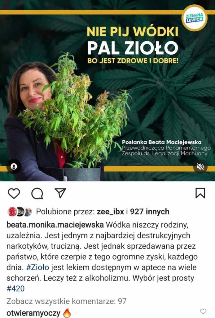 działania posłanki Beaty Maciejewskiej