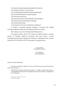 Odpowiedź Rzecznika Praw Pacjenta