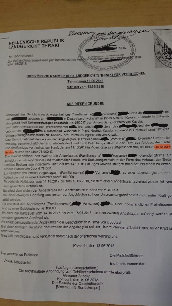 dożywocie za 80 roślin konopi