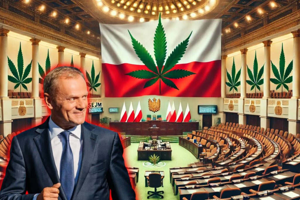zapowiedział legalizację marihuany