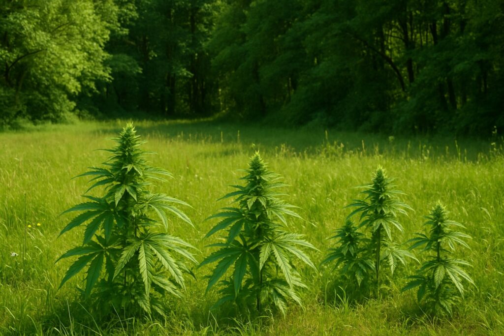 Uprawa konopi na zewnątrz