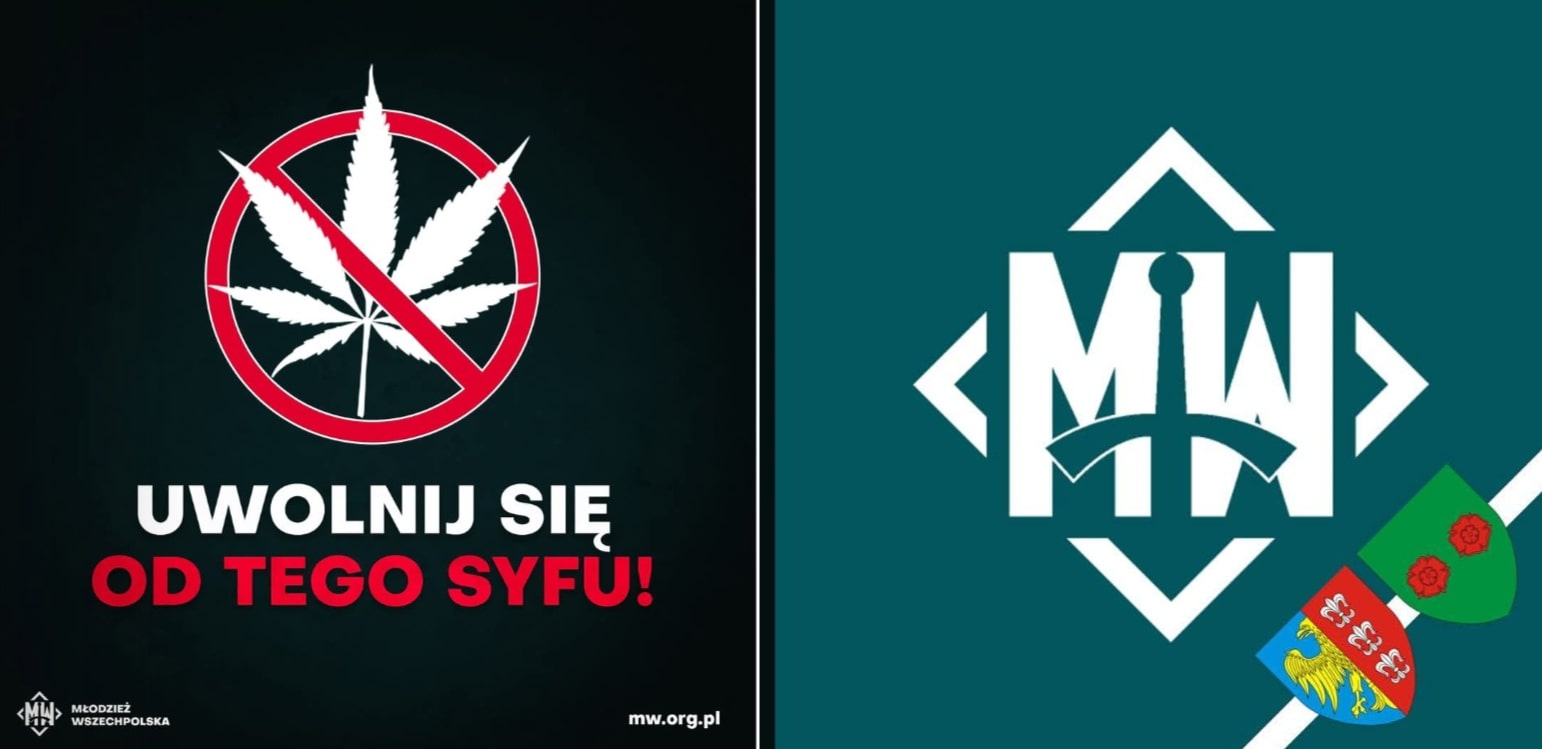 Młodzież Wszechpolska straszy marihuaną