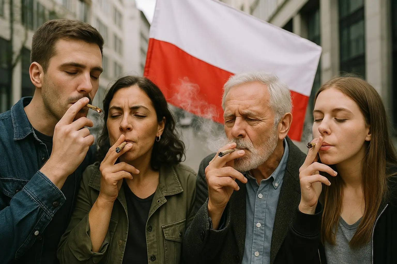 PolDrugs 2025: 99,7% Polaków przynajmniej raz w życiu próbowało marihuany, 85% używało jej w ciągu ostatniego roku.