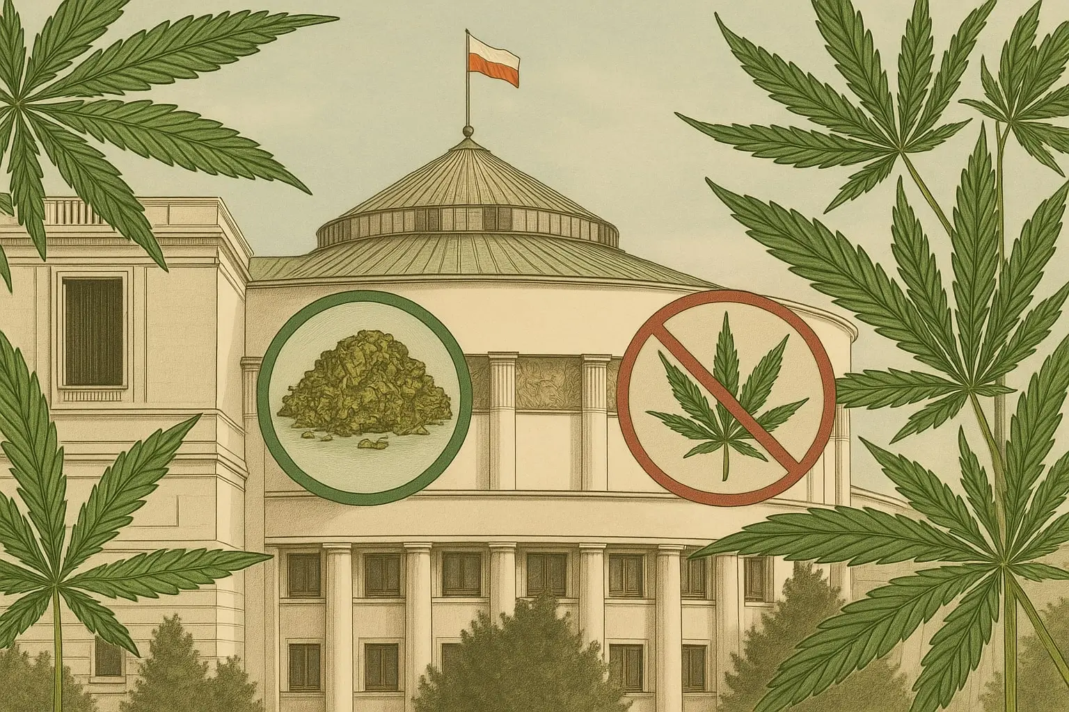 Uprawa jednego krzaka konopi na własne potrzeby nie znajdzie się projekcie ustawy ws. dekryminalizacji marihuany