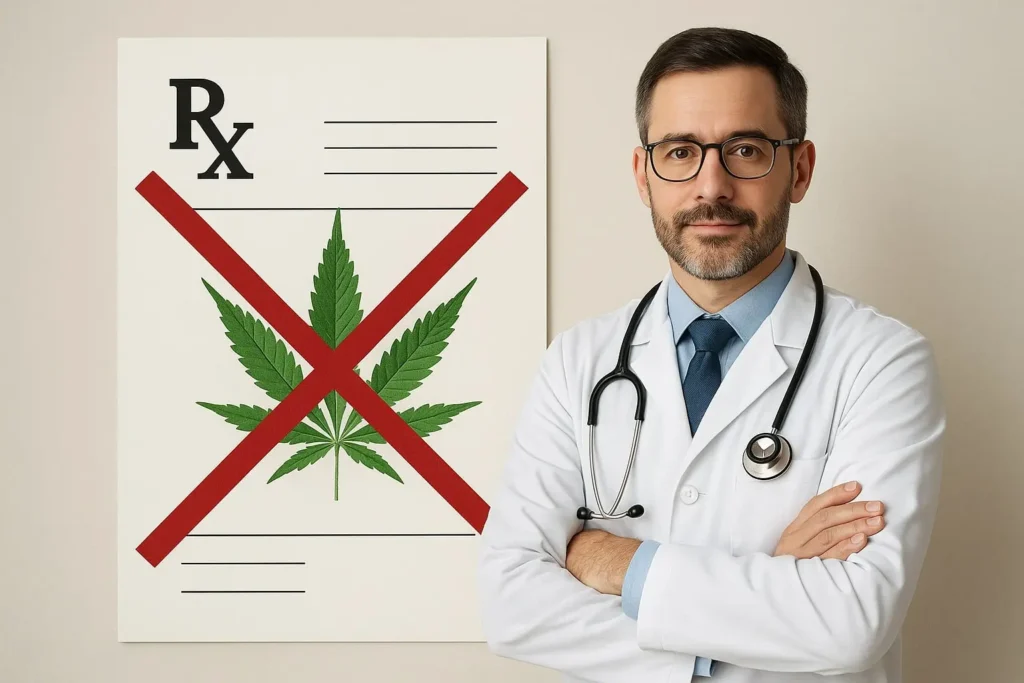 wystawiania recept na medyczną marihuanę