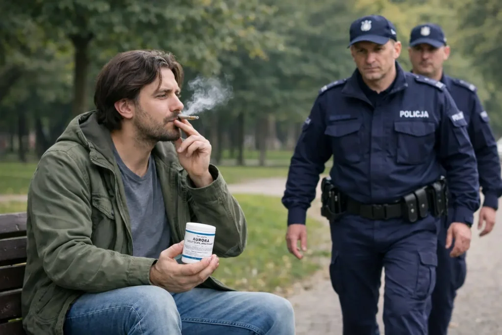 policja może zatrzymać za medyczną marihuanę