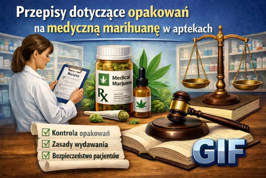 Medyczna marihuana nie może być wydawana w oryginalnym opakowaniu