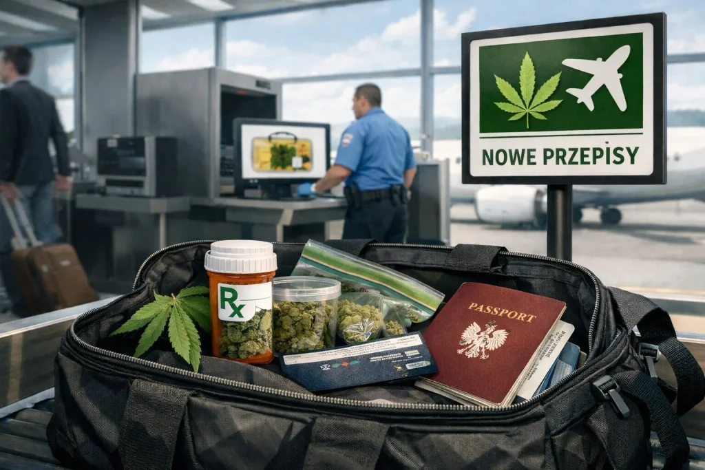 Wywożenie medycznej marihuany za granicę