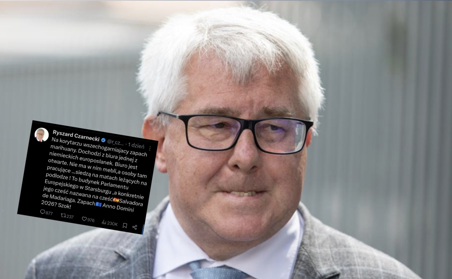 wszechogarniający zapach marihuany