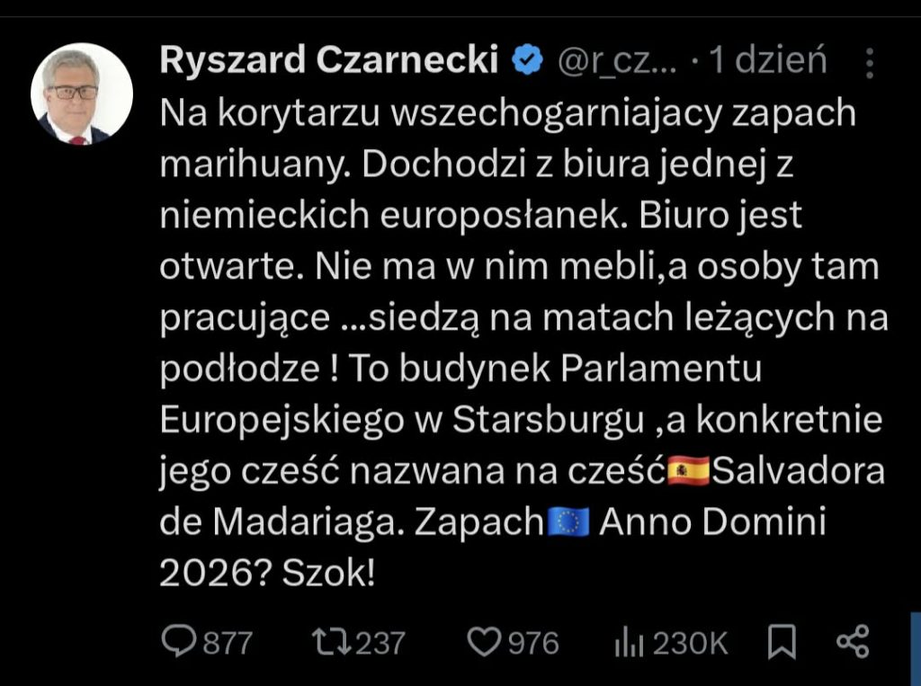 wszechogarniający zapach marihuany