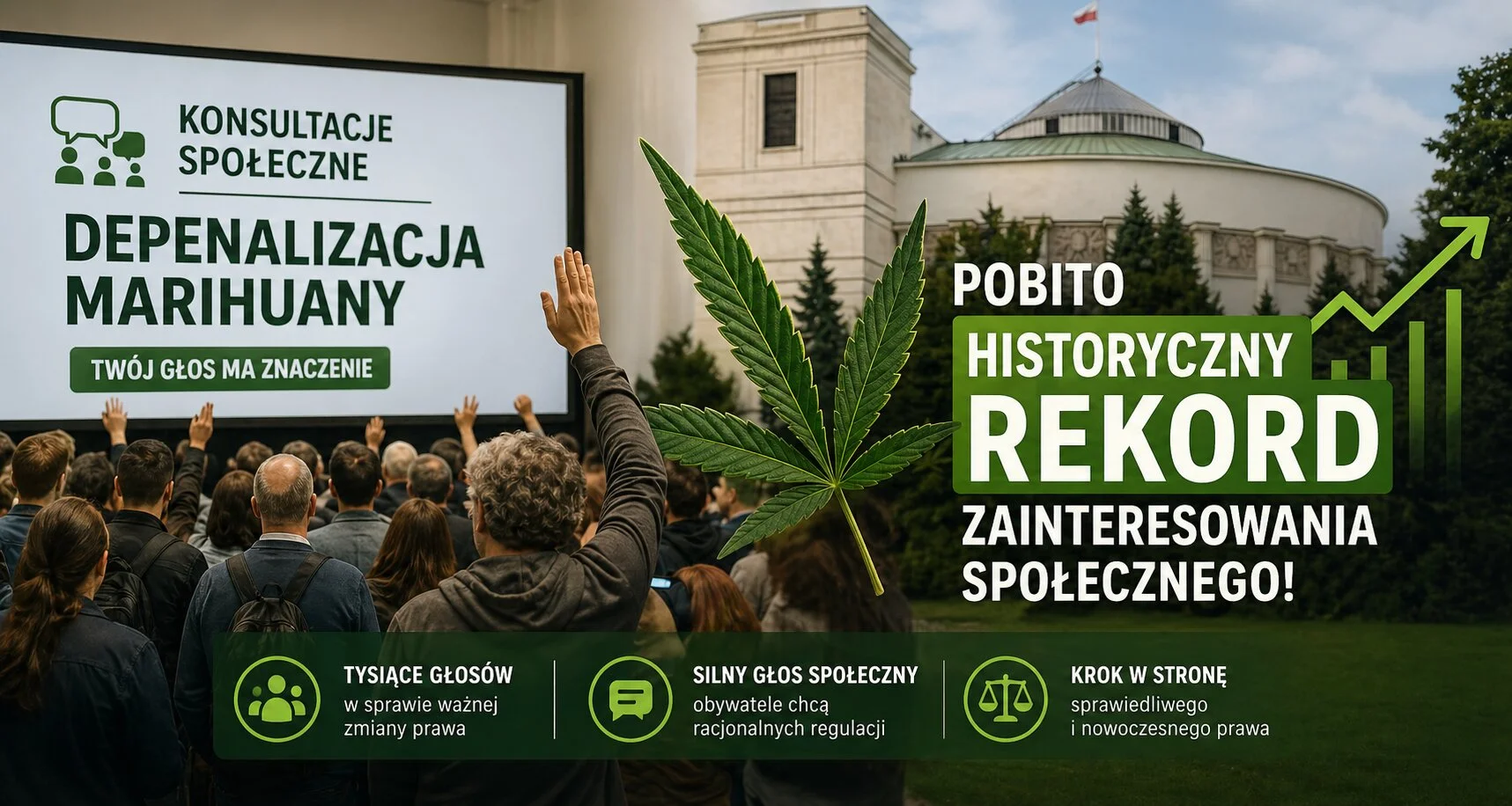 Publiczne konsultacje ws. depenalizacji marihuany