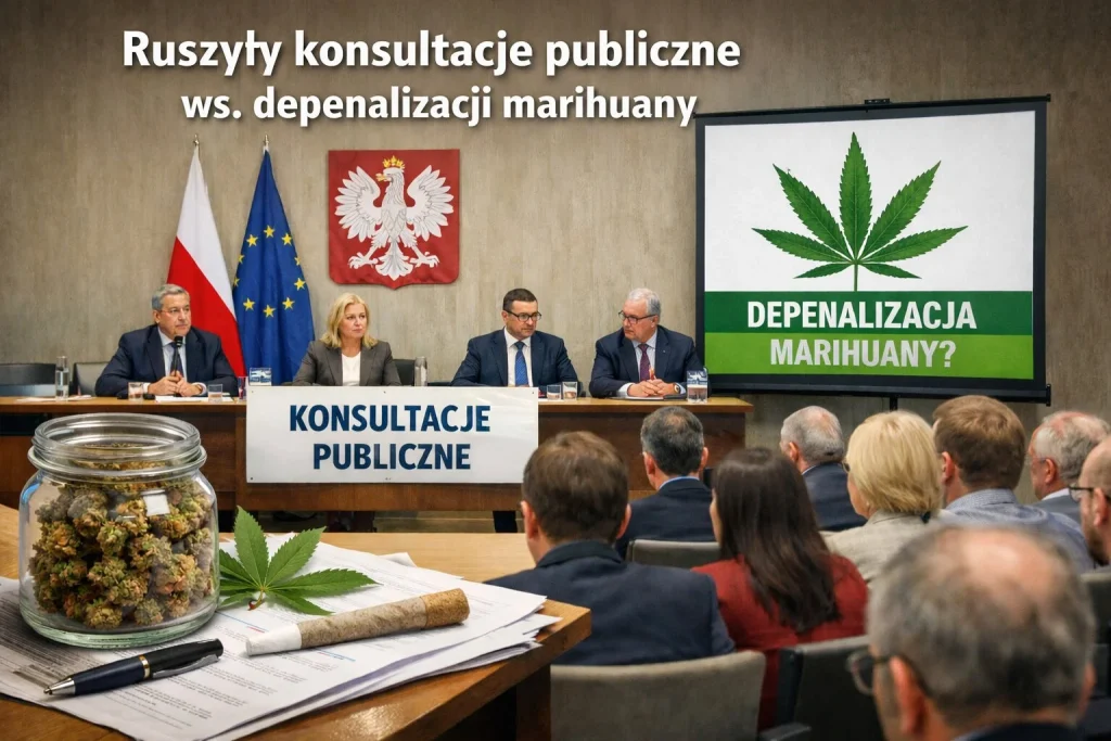 konsultacje społeczne ws. depenalizacji marihuany