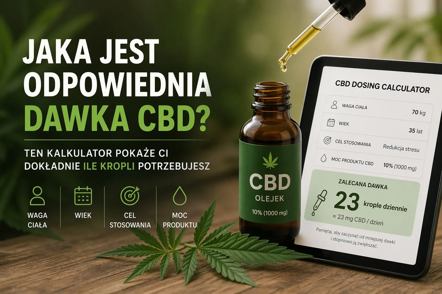 odpowiednia dawka cbd