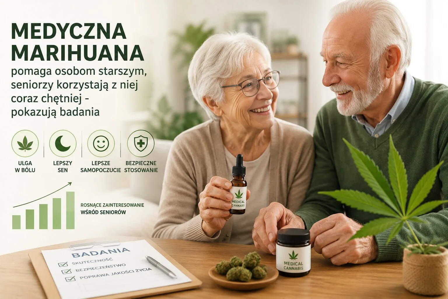 Medyczna marihuana pomaga osobom starszym