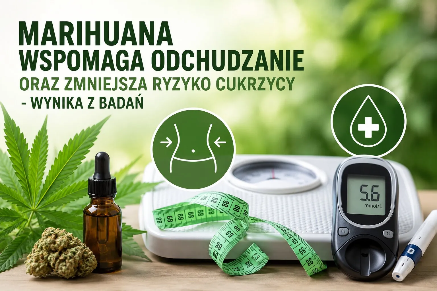 Marihuana wspomaga odchudzanie i zmniejsza ryzyko cukrzycy