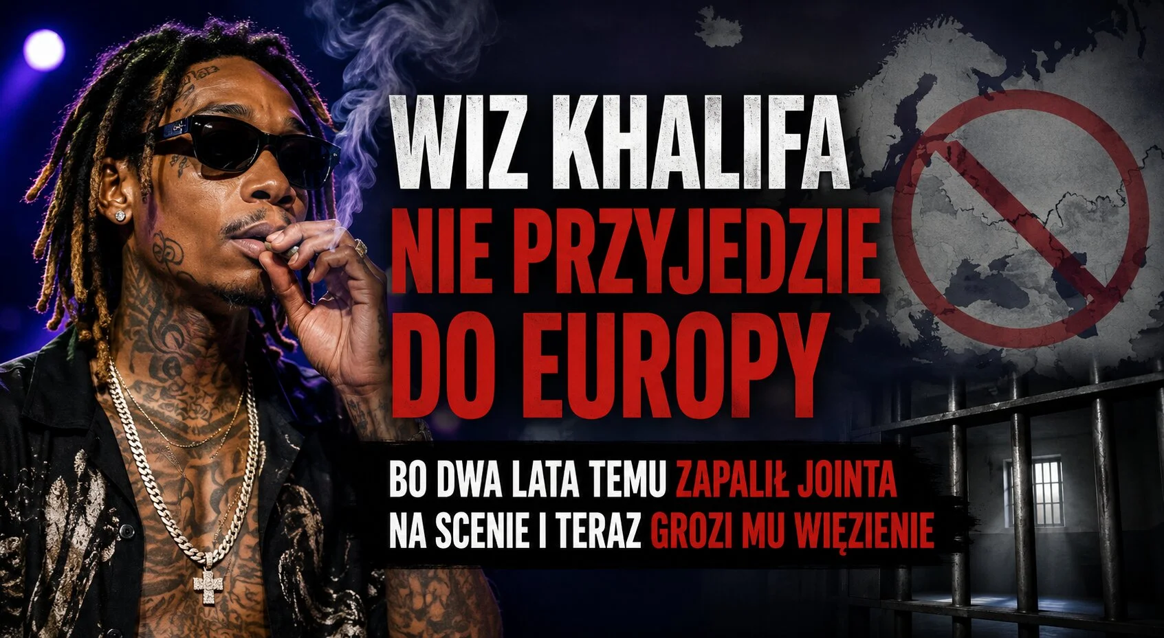 Wiz Khalifa nie przyjedzie do Europy
