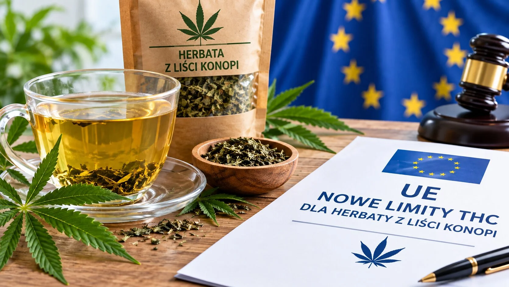 limity THC dla herbaty z liści konopi