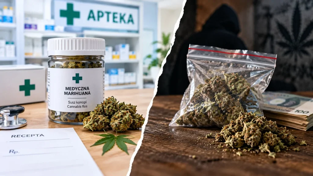 Czym różni się marihuana z apteki od tej z ulicy