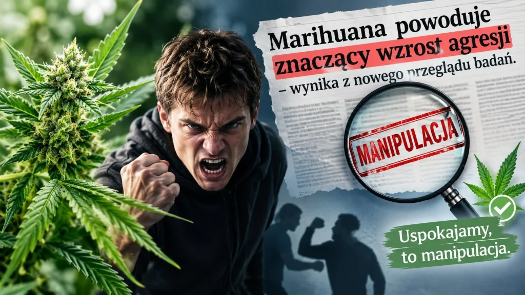 Marihuana powoduje znaczący wzrost agresji